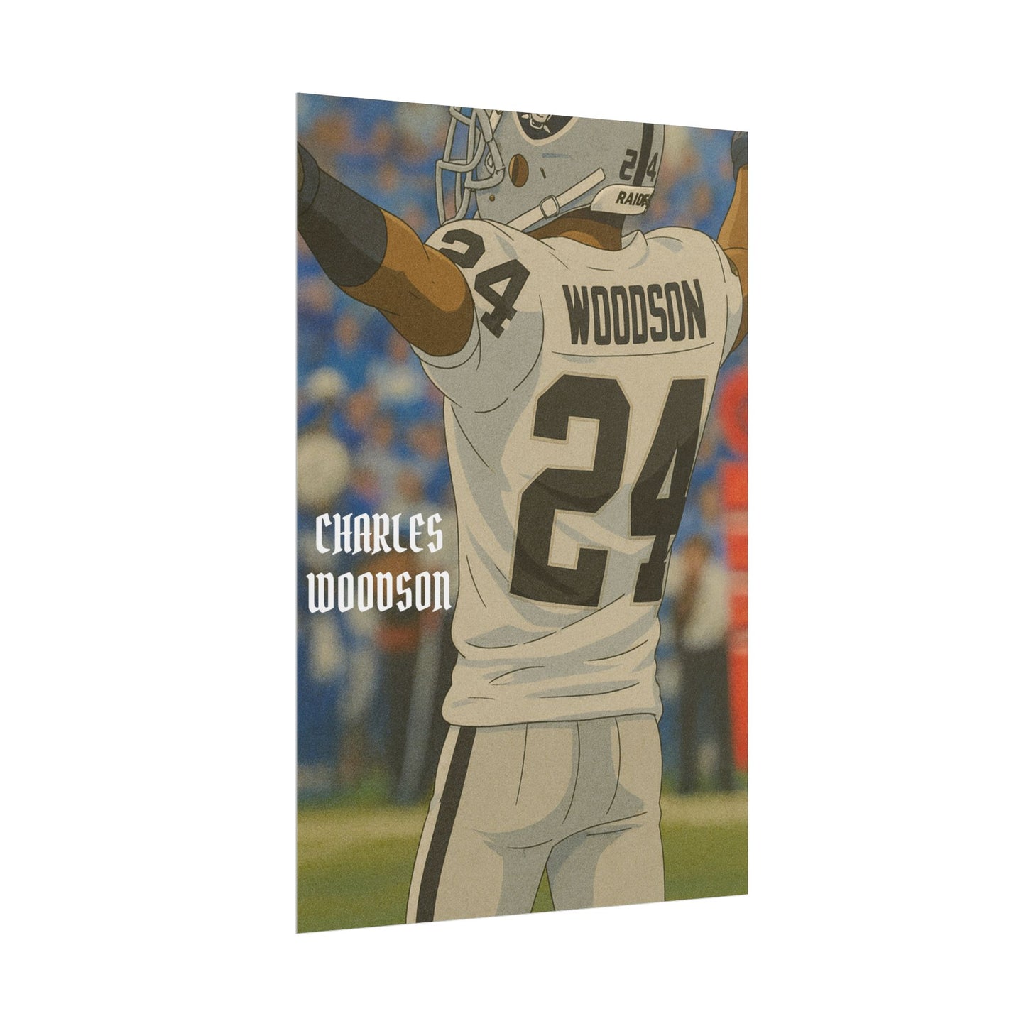 Loco Fits Anime Football 'Charles Woodson' Poster