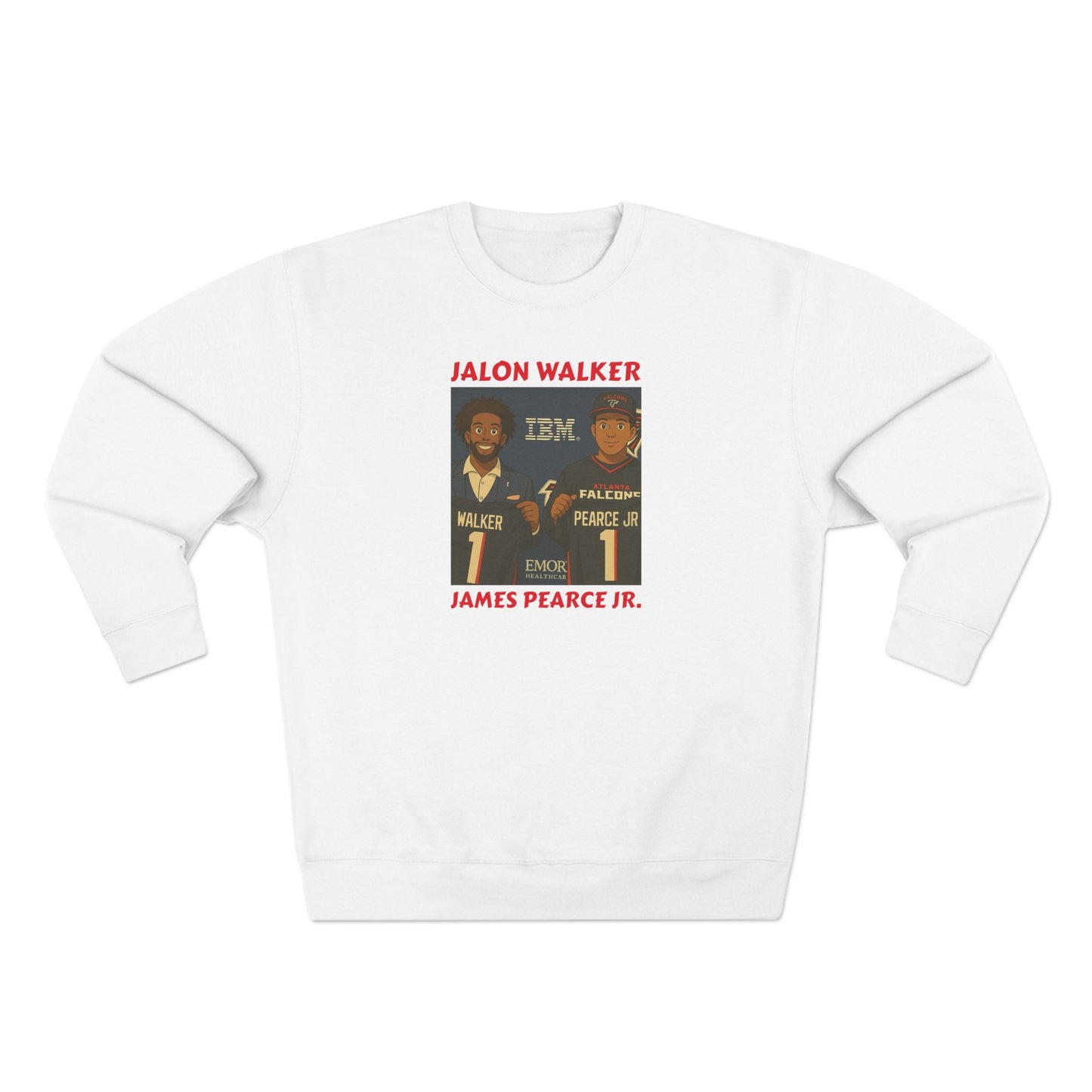 Anime Football 'Jalon Walker/ James Pearce Jr' Crewneck Sweatshirt