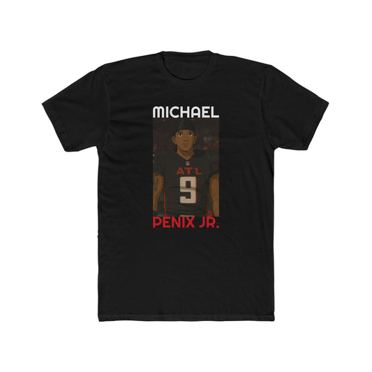 Anime Football 'Michael Penix Jr.' Cotton Crew Tee
