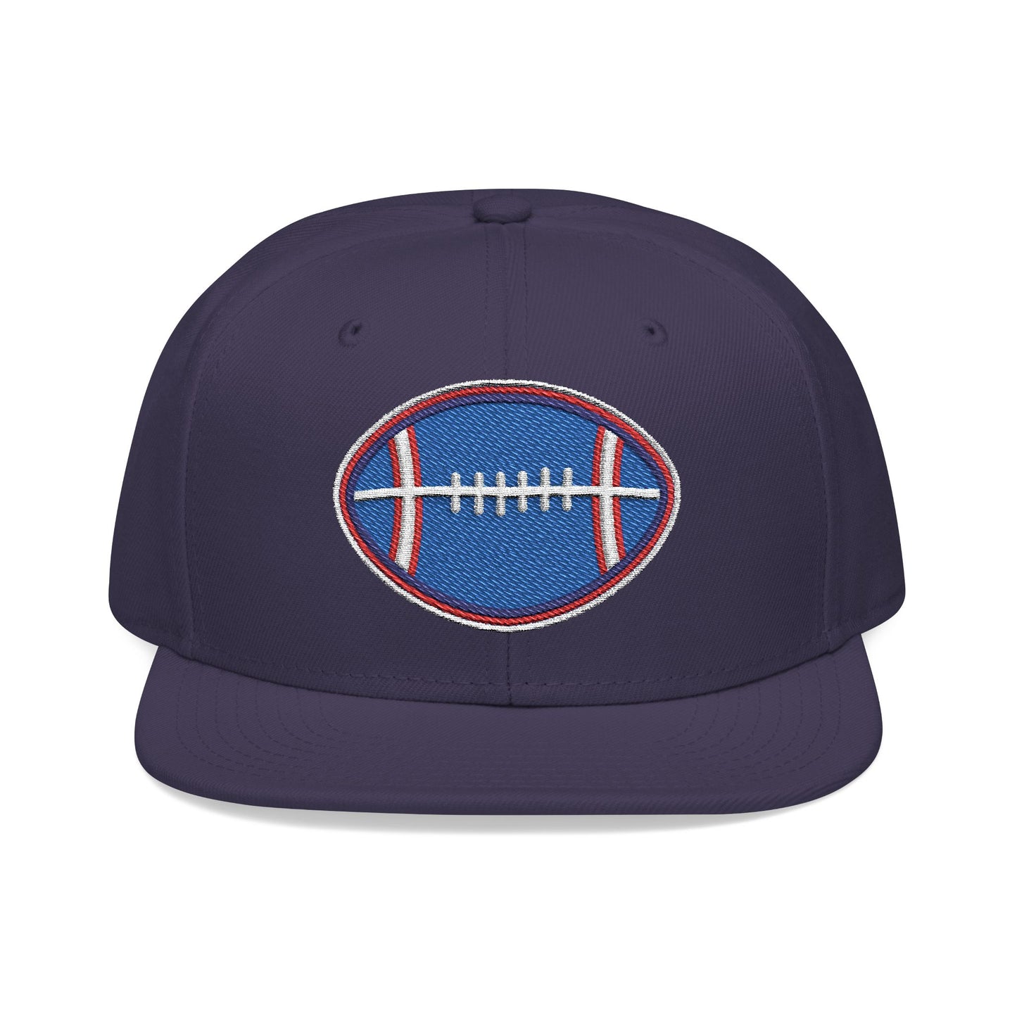 Legends "Wicked Way" Football White, Royal Blue, & Red Logo Snapback