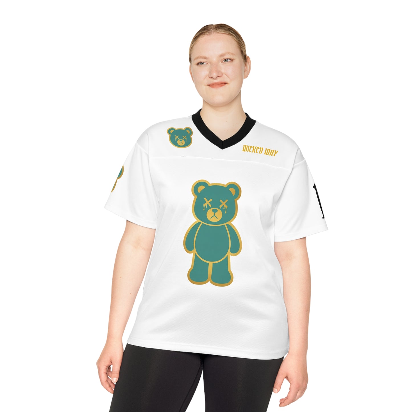 "Wicked Way" #16 Lawrence Deady Bears Football Jersey
