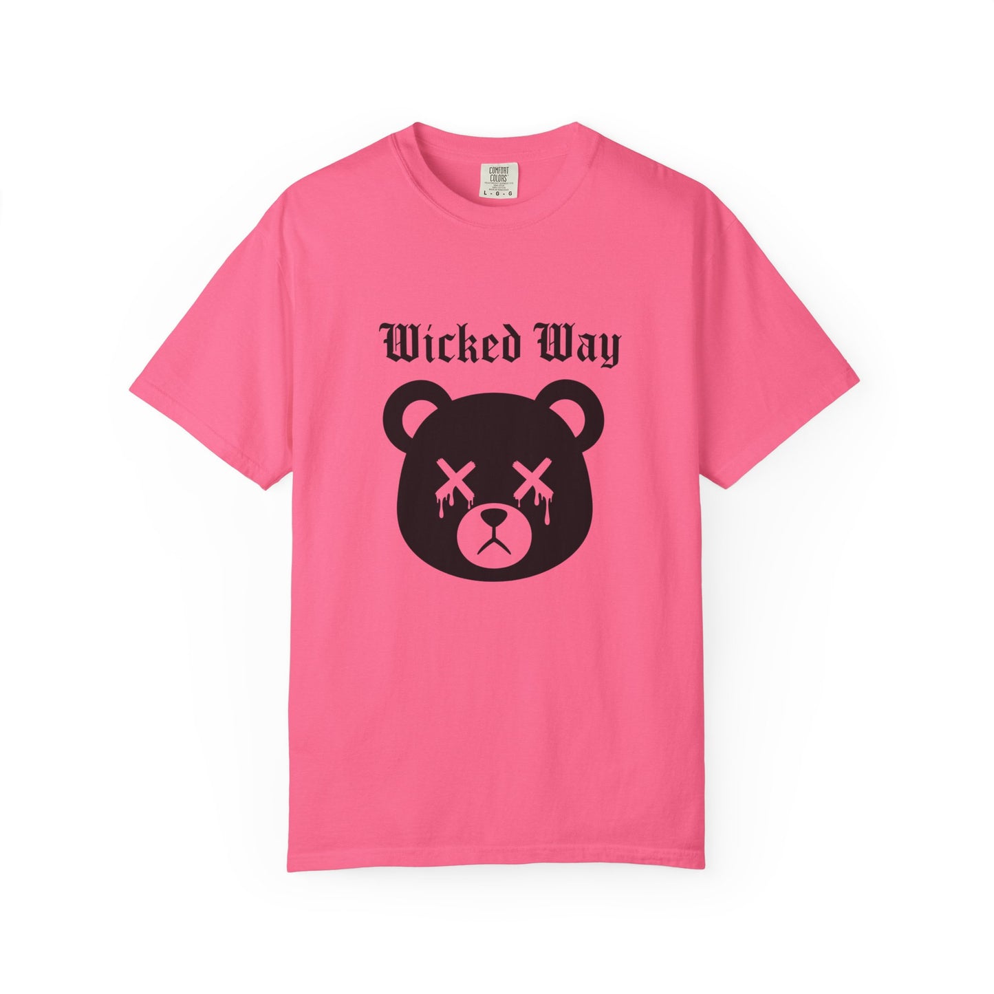 "Wicked Way" Dead Bear Head T-Shirt (Multi Color Options)