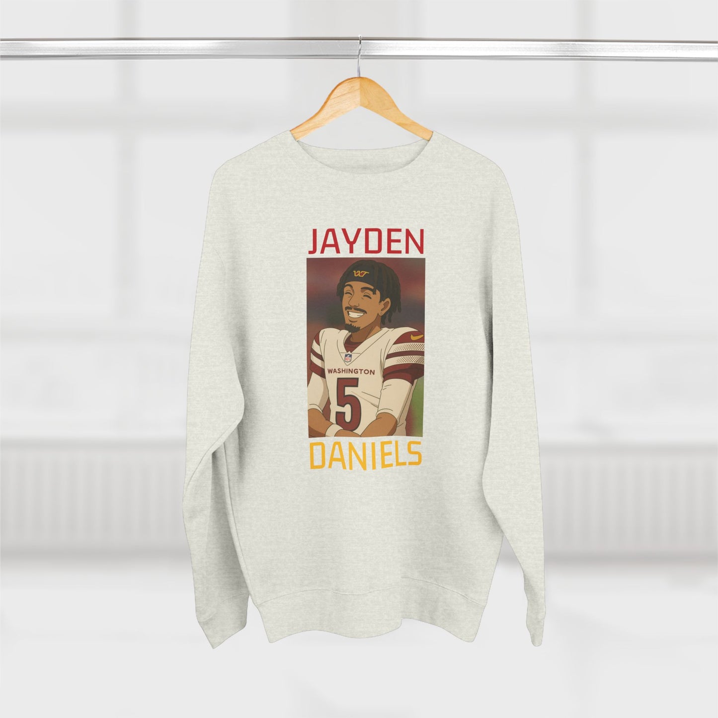 Anime Football 'Jayden Daniels' Crewneck Sweatshirt