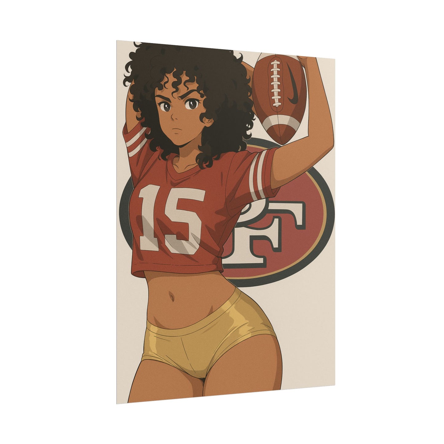 Loco Fits Anime Girls '49ers Girls 1' Poster