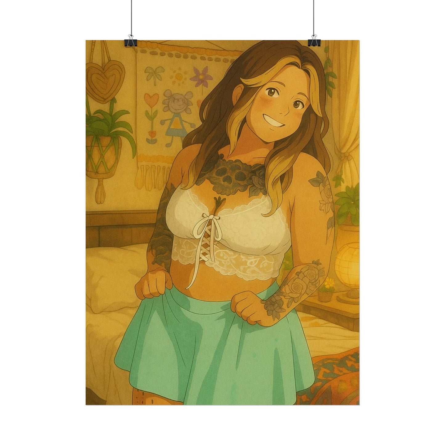 Loco Fits Anime Girls 'Alt Girls Rule' Poster