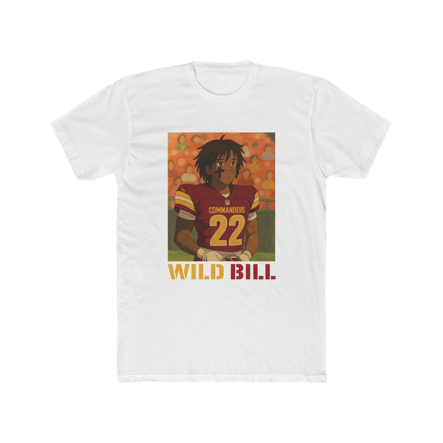 Anime Football 'Wild Bill' Cotton Crew Tee