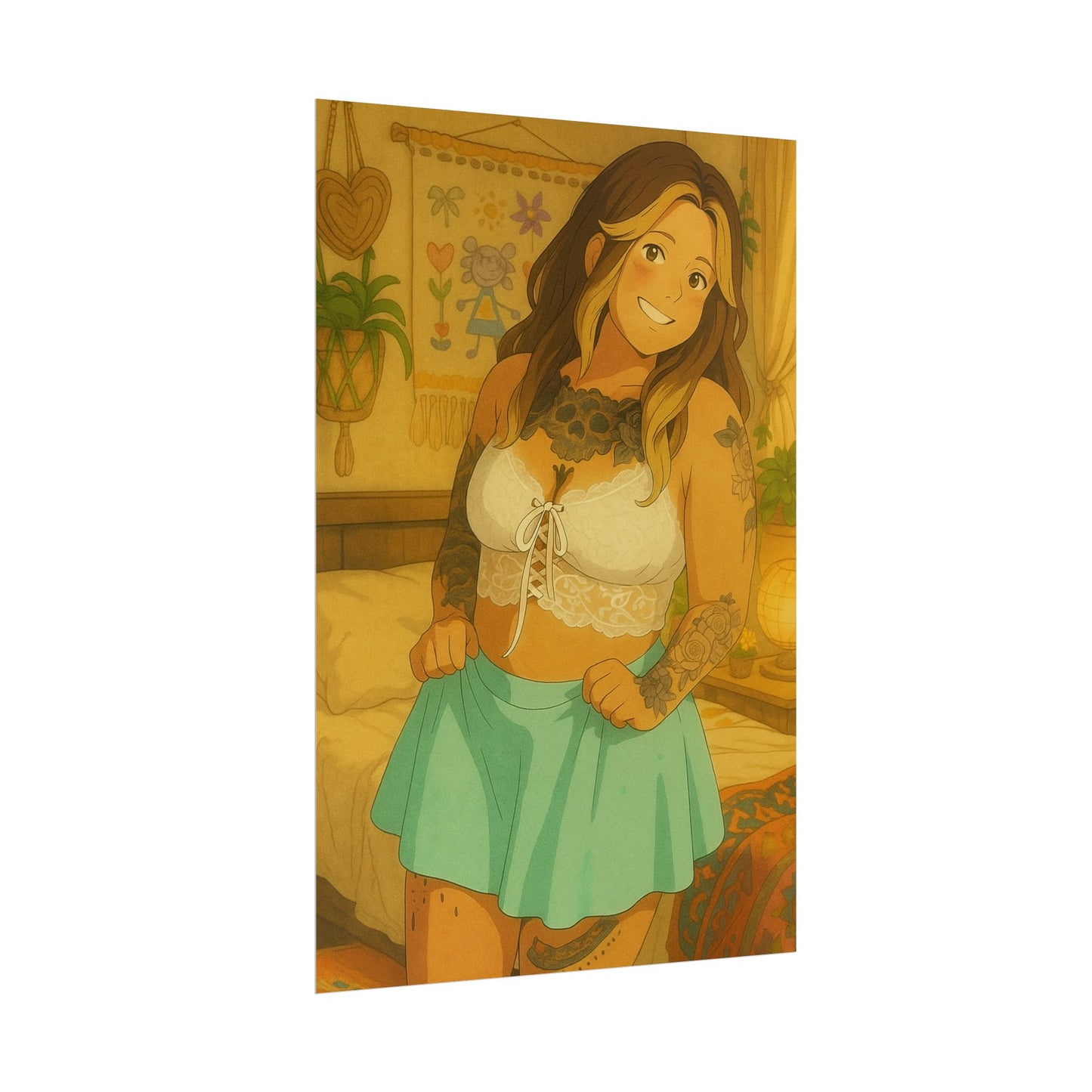 Loco Fits Anime Girls 'Alt Girls Rule' Poster