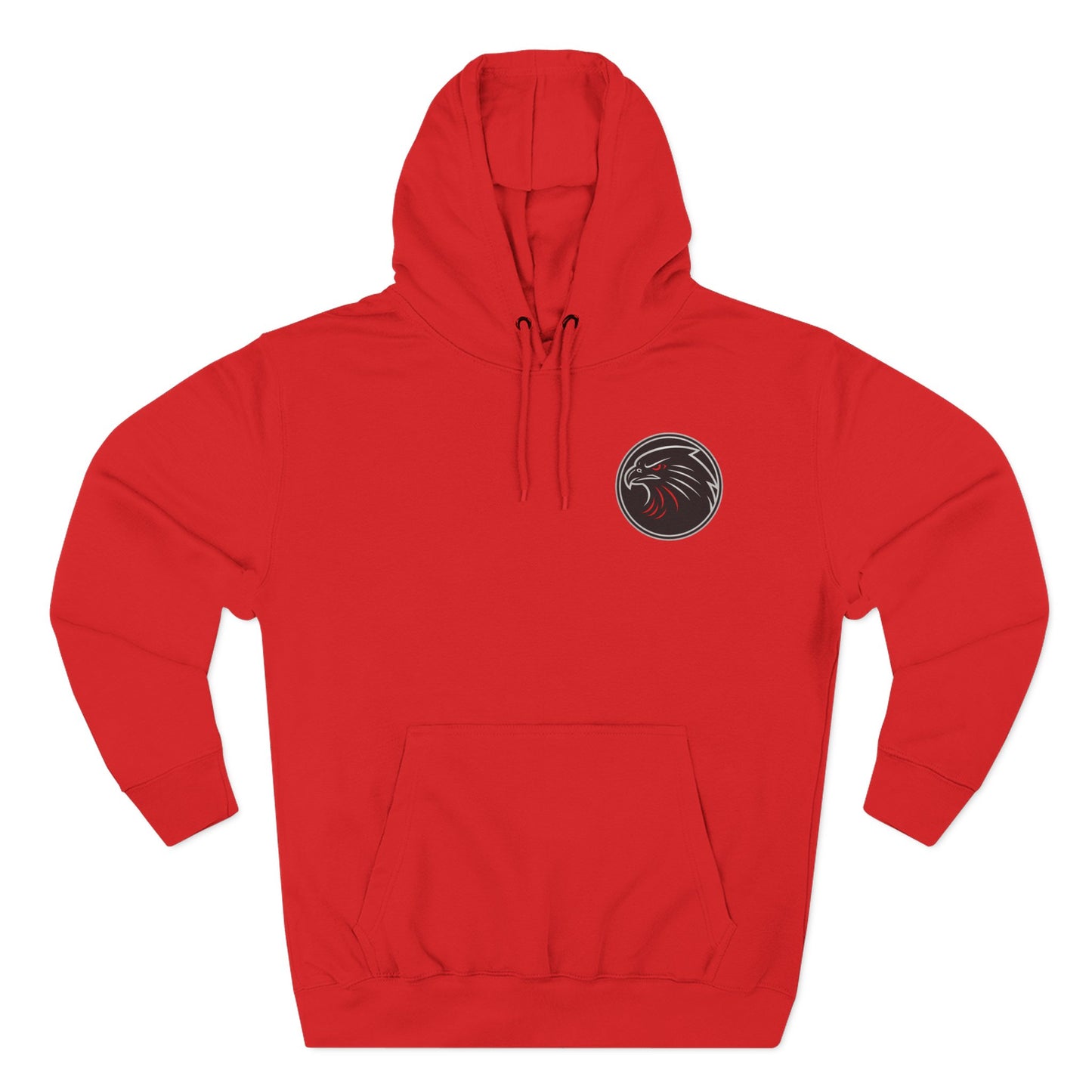 Loco Fits Dirty Birds Falcon Head Three-Panel Fleece Hoodie