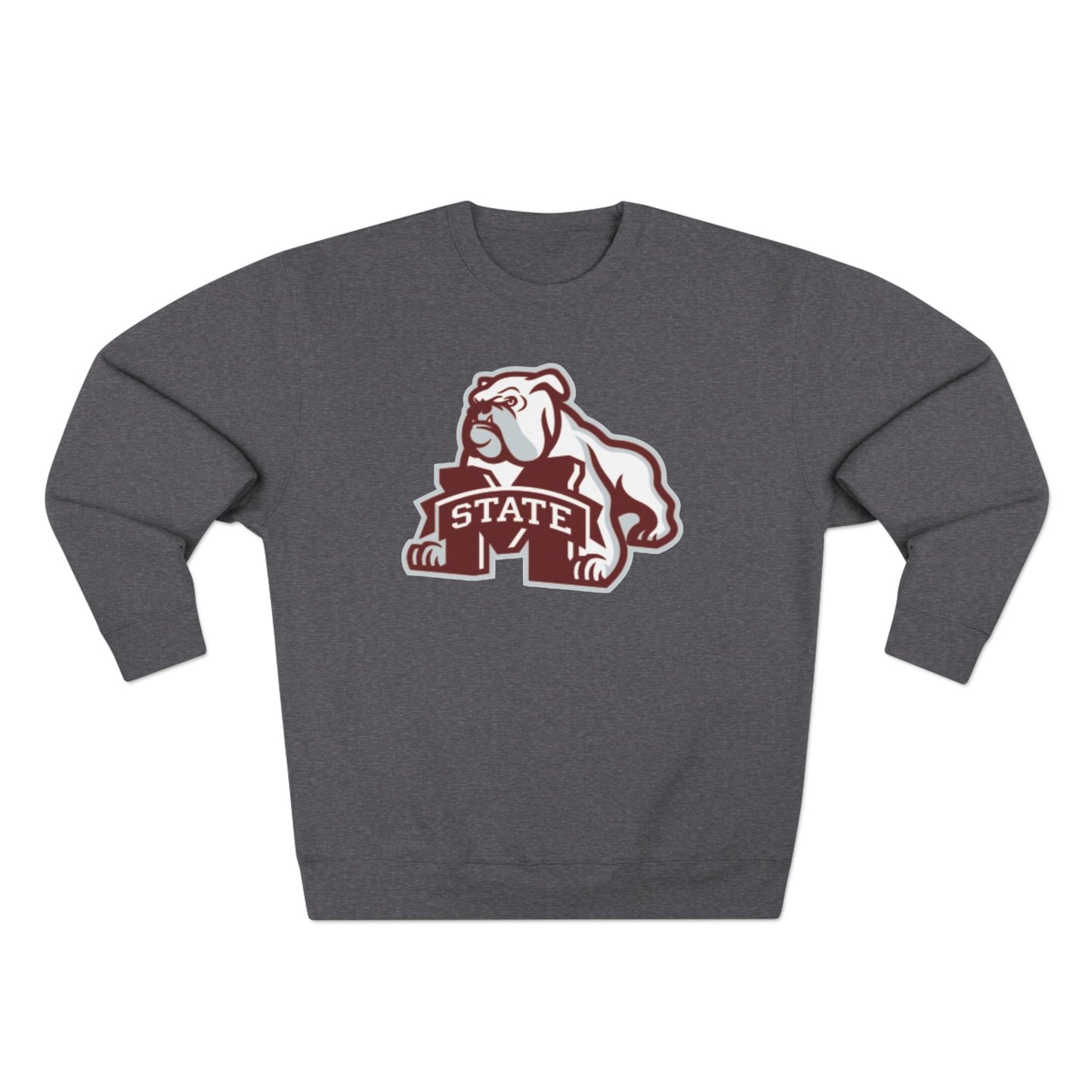 'Mississippi State Bulldog Bully' Cotton Crewneck Sweatshirt