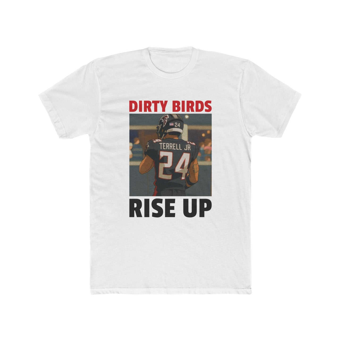 Anime Football 'Dirty Birds Rise Up' Cotton Crew Tee