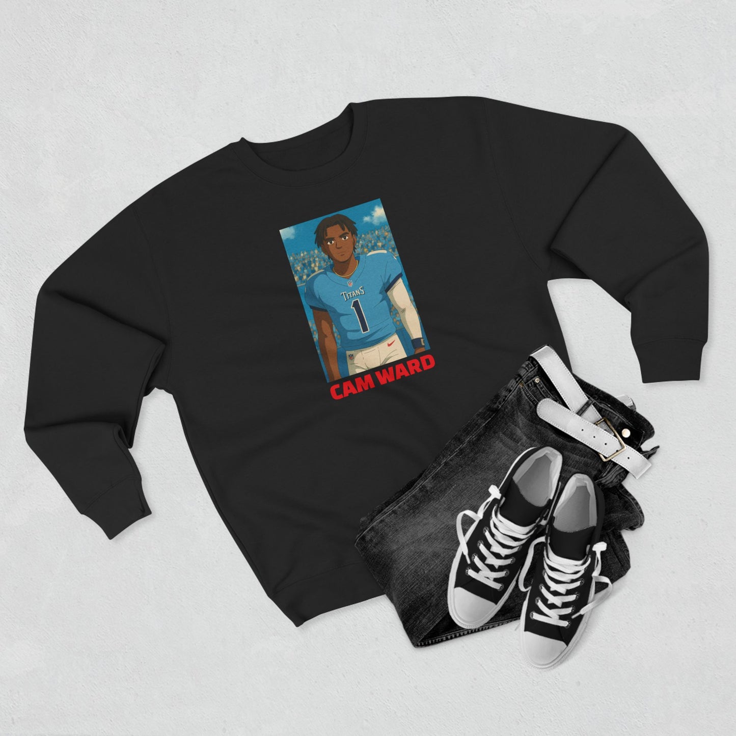 Anime Football 'Cam Ward' Crewneck Sweatshirt