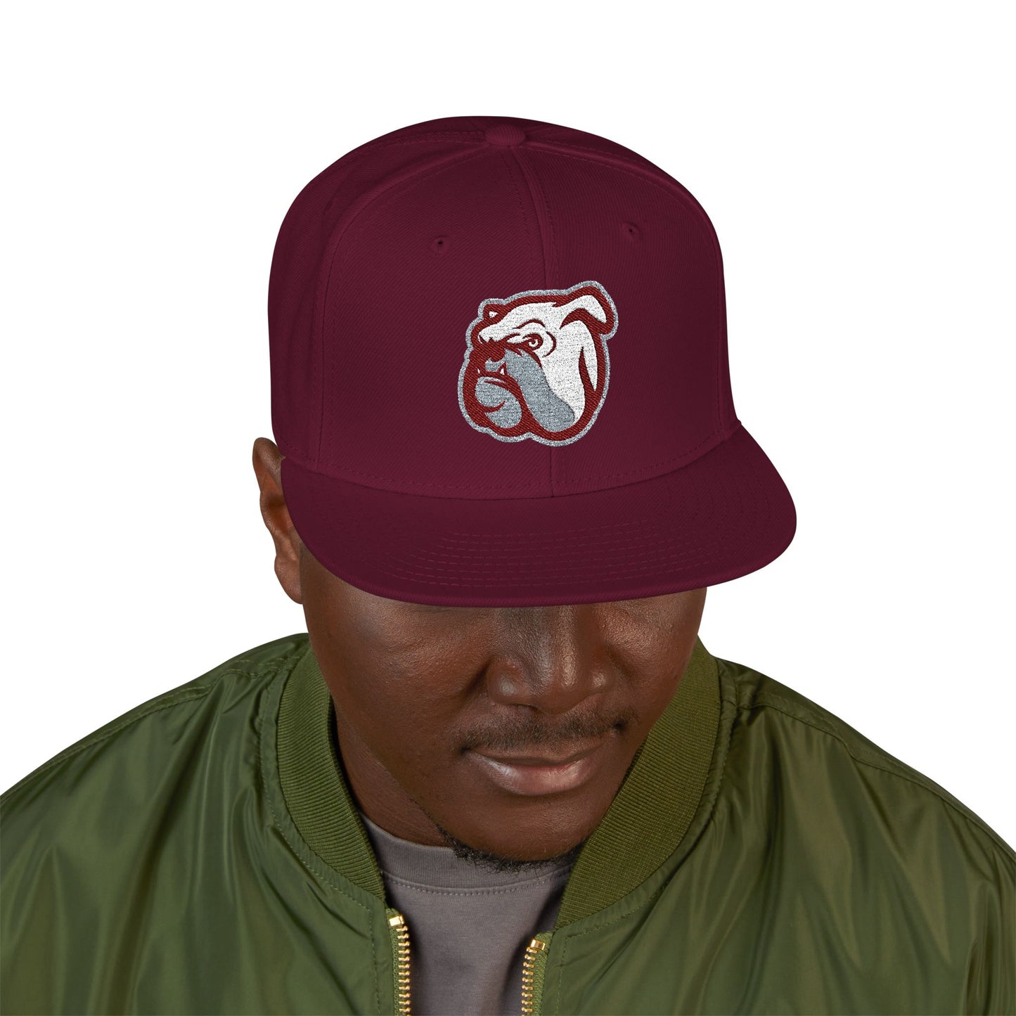 'Mississippi State Bulldog Head' Logo Snapback