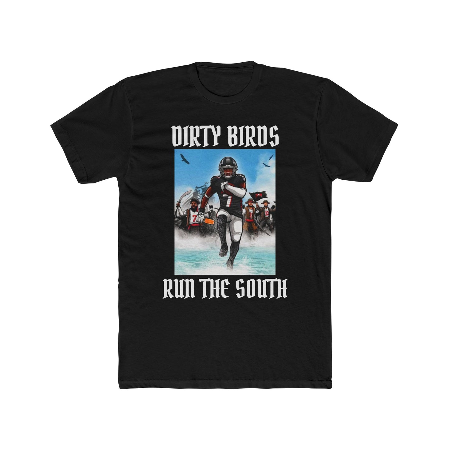 'Dirty Birds Run the South' Cotton Crew Tee
