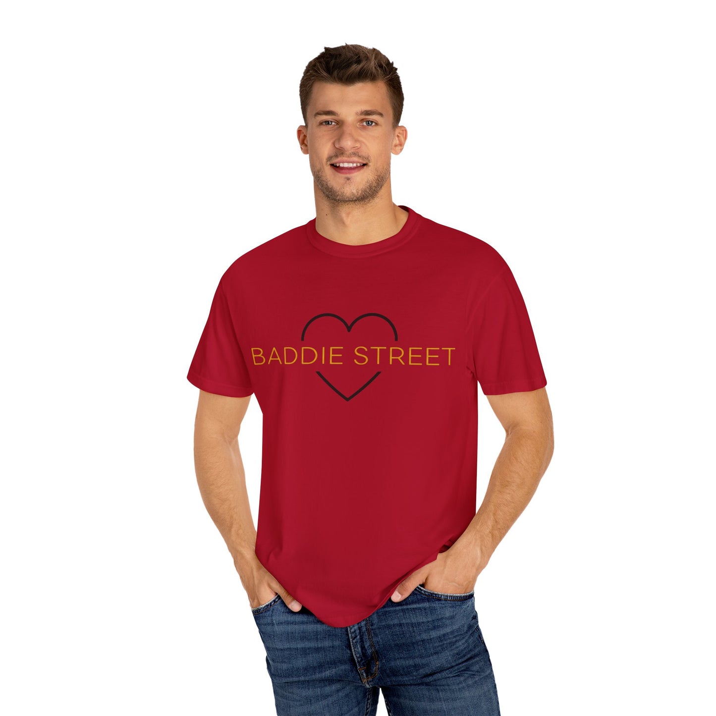 "Baddie Street" Classy Heart Gold Multi Color Option T-Shirt