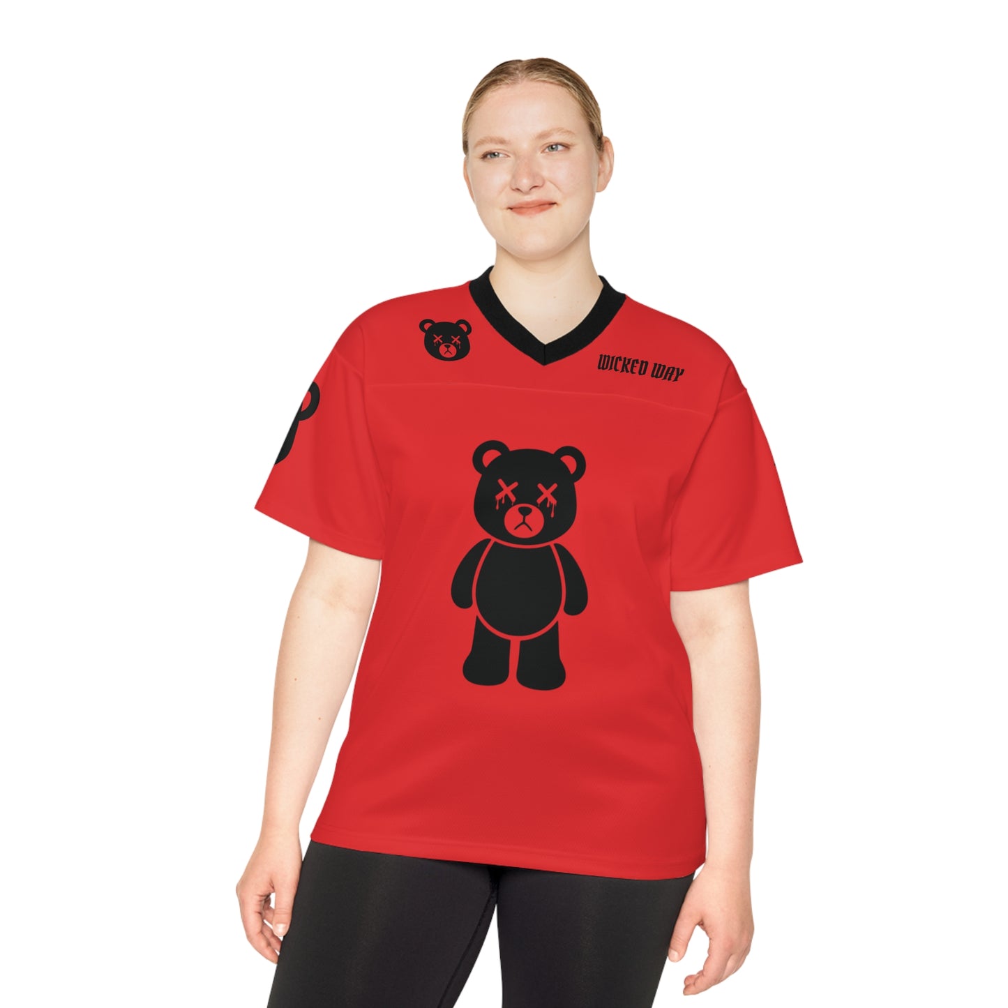 "Wicked Way" #3 Bates III Deady Bears Football Jersey