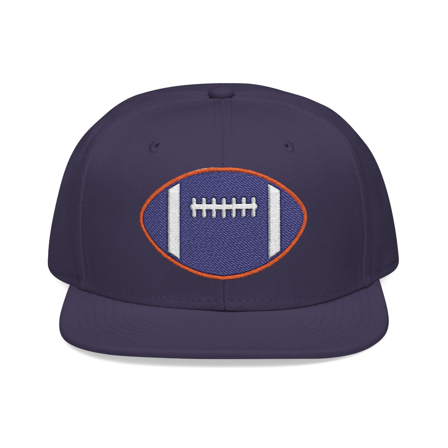 Legends "Wicked Way" Football White, Blue, & Orange Logo Snapback