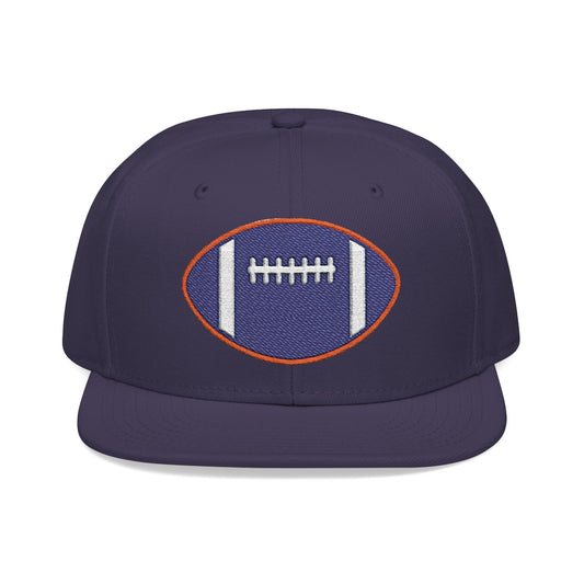 Legends "Wicked Way" Football White, Blue, & Orange Logo Snapback