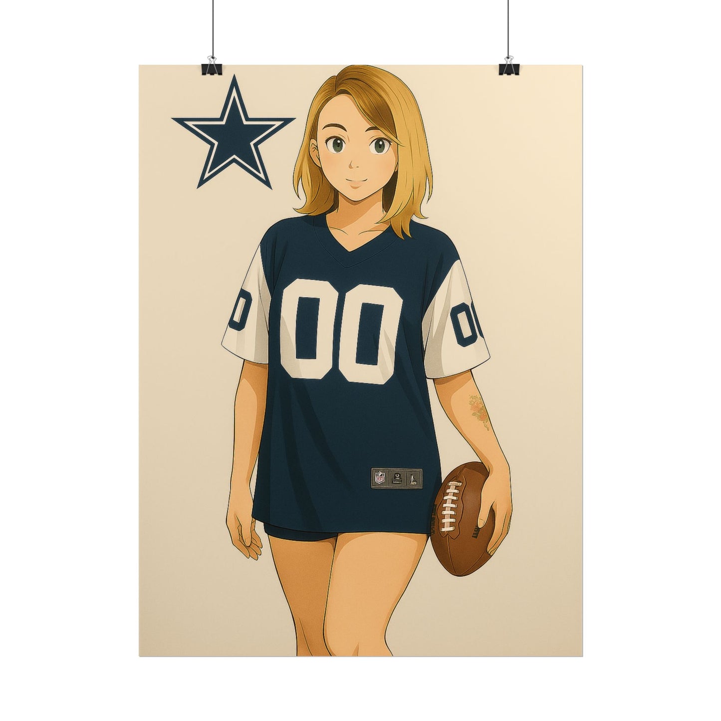 Loco Fits Anime Girls 'Cowboys Girl 1' Poster