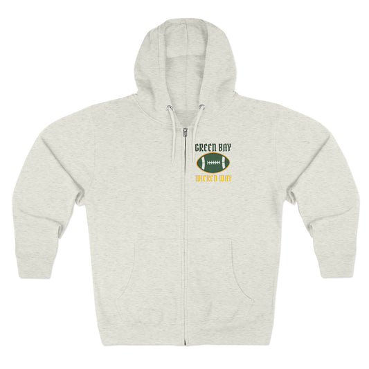 "Wicked Way" Green Bay Football Zip Hoodie