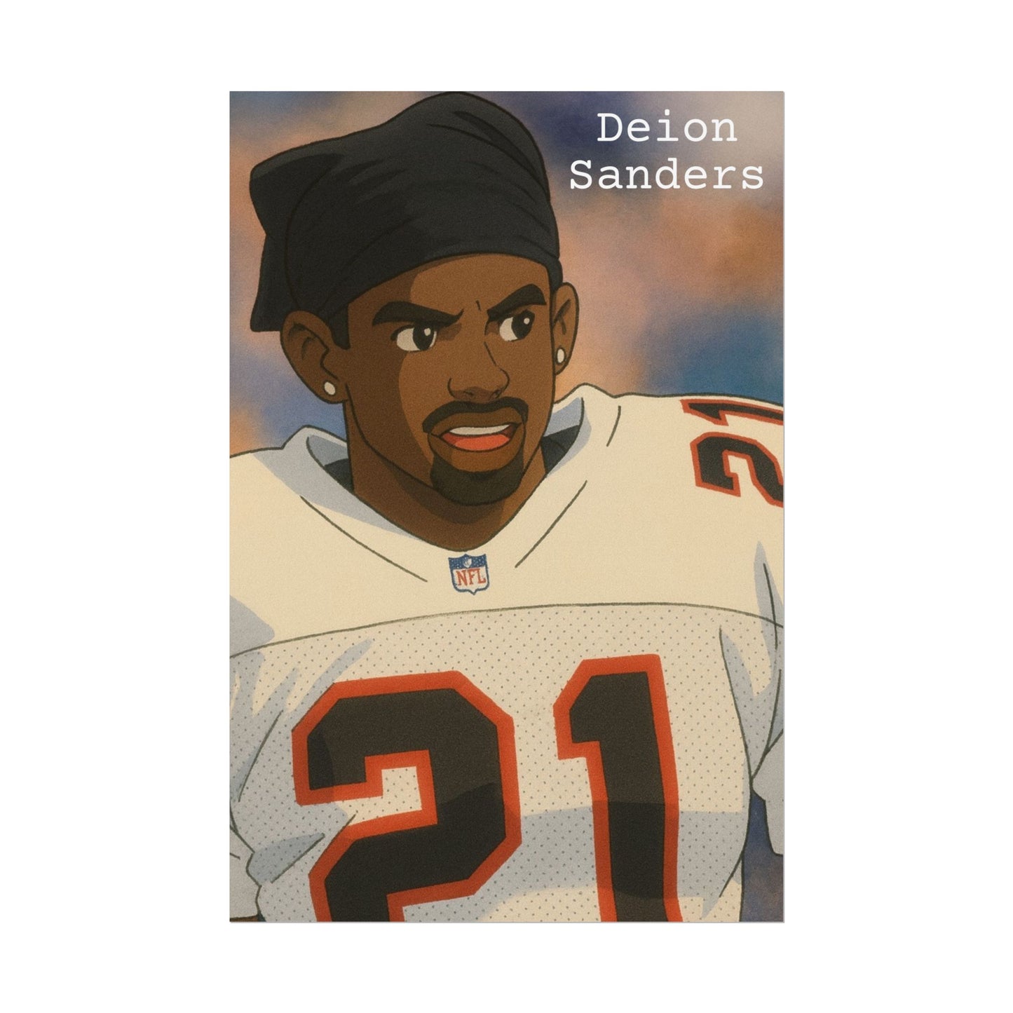 Loco Fits Anime Football 'Deion Sanders' Poster