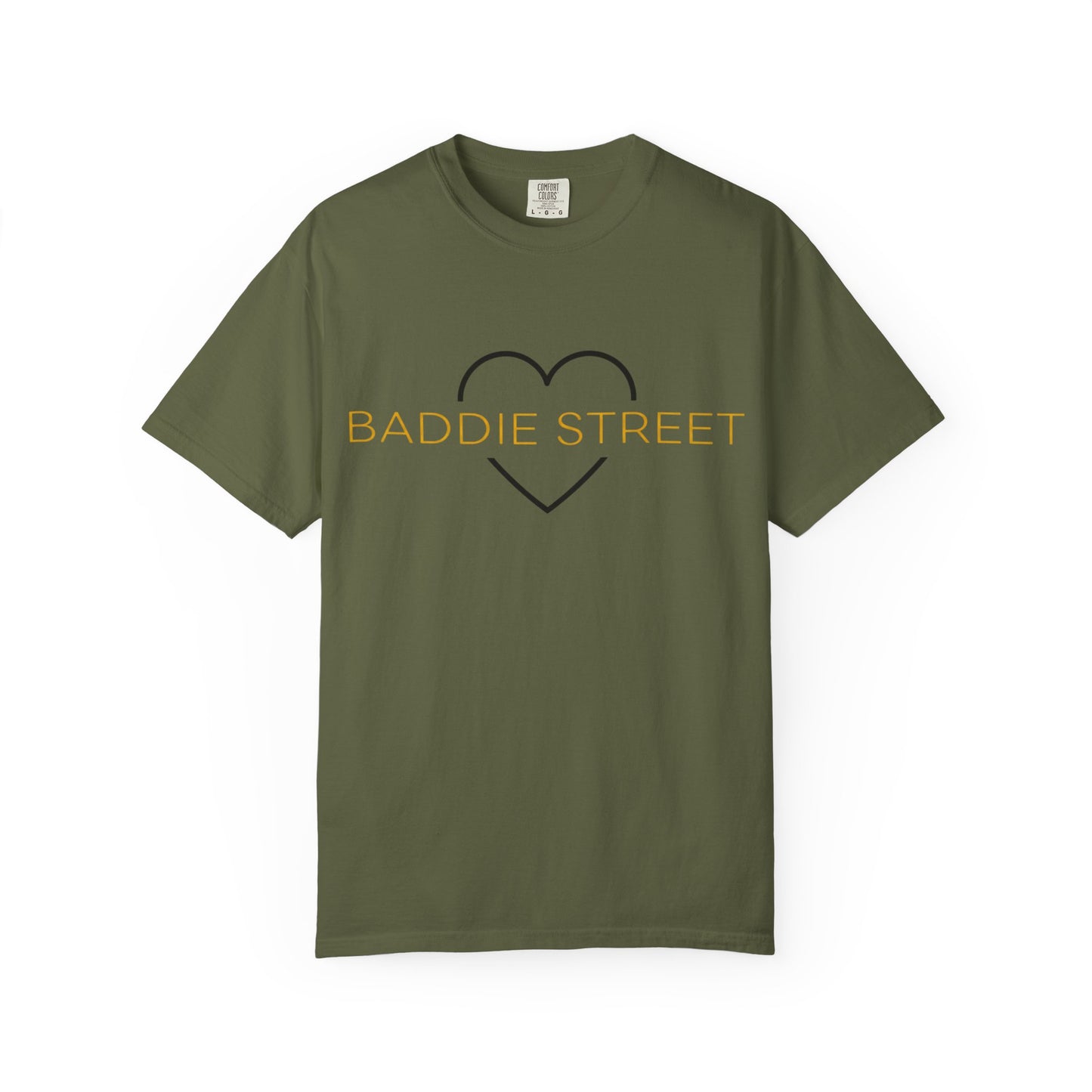 "Baddie Street" Classy Heart Gold Multi Color Option T-Shirt