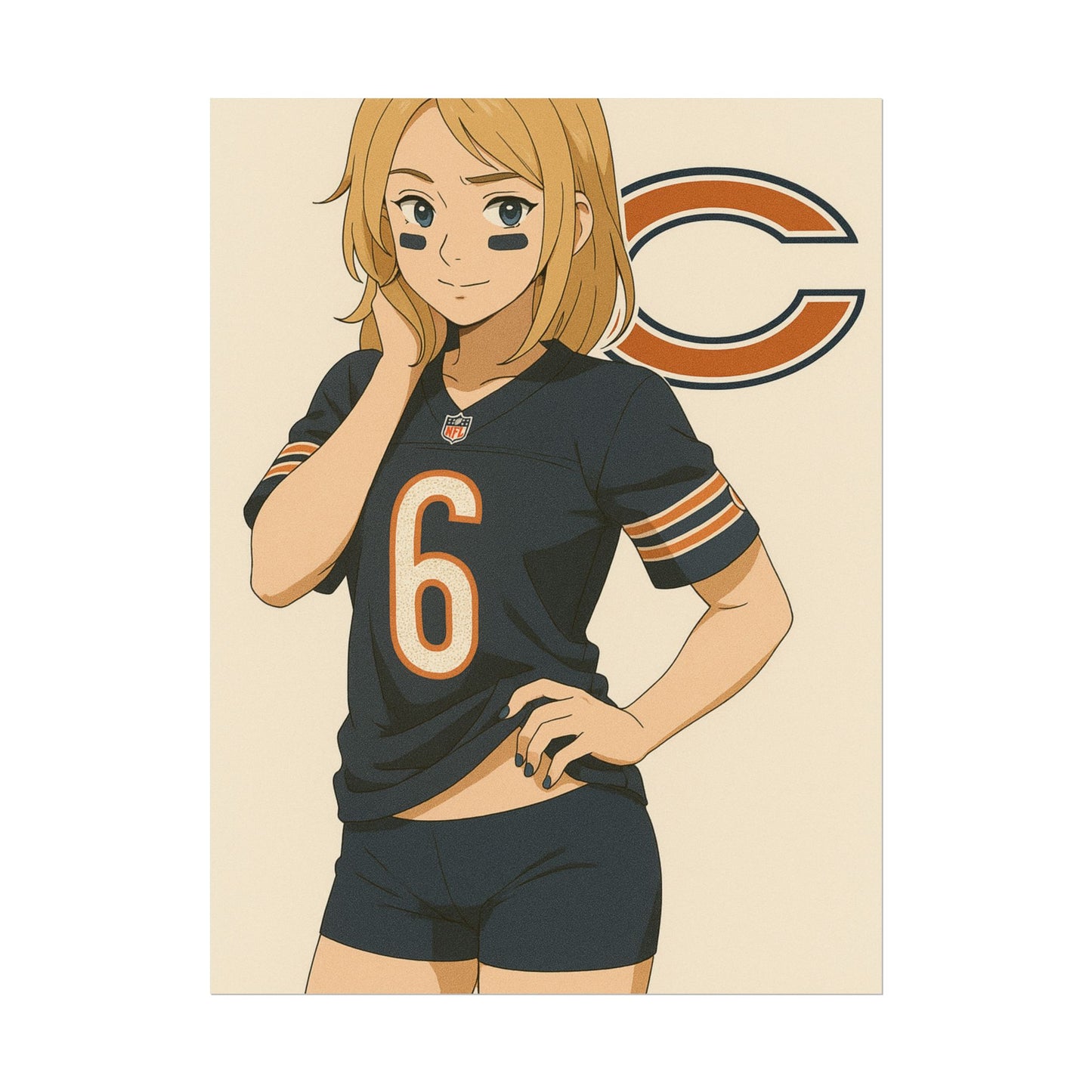 Loco Fits Anime Girls 'Bears Girl 4' Poster