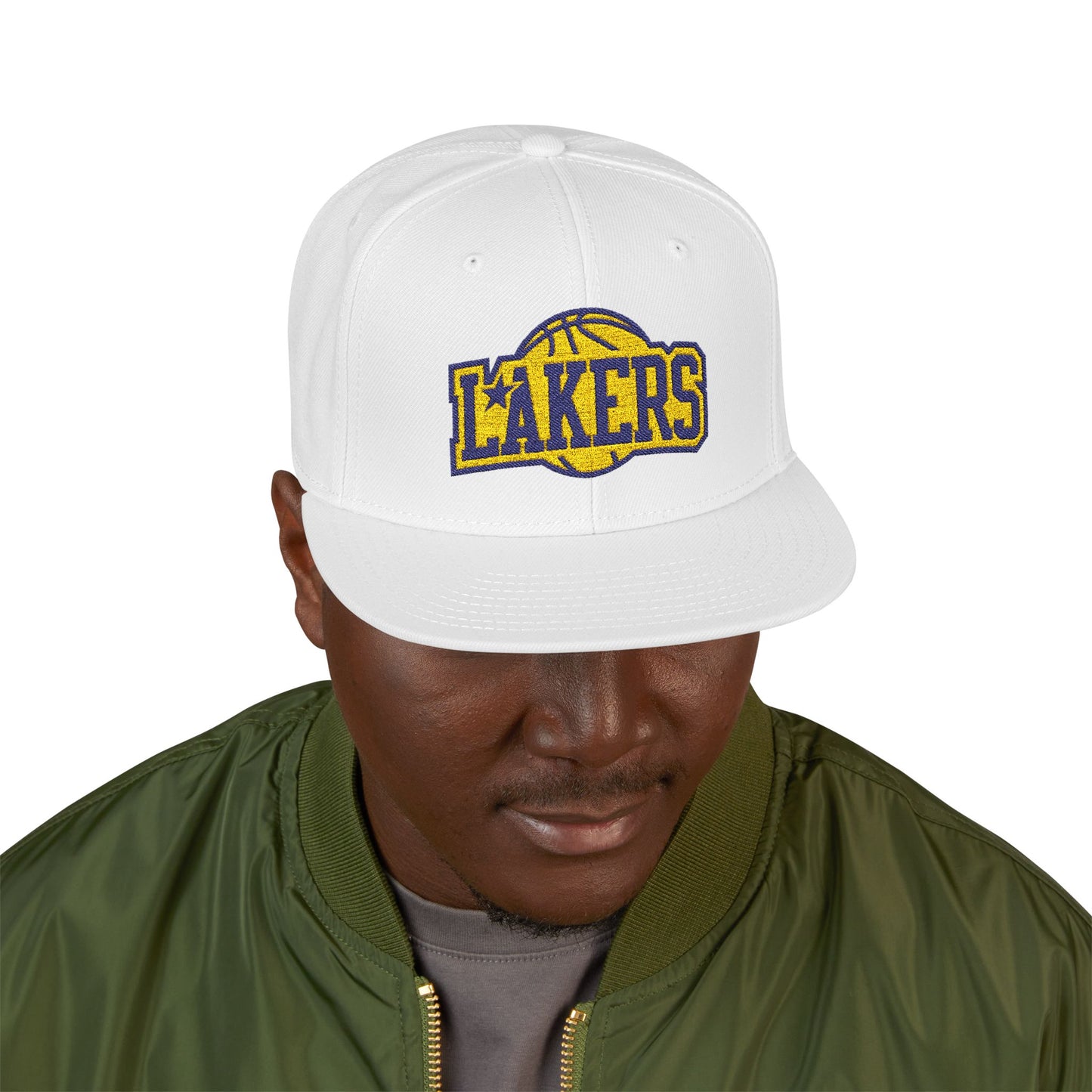 Loco Fits "NBA Lakers Words Concept Logo" Snapback (Embroidery)