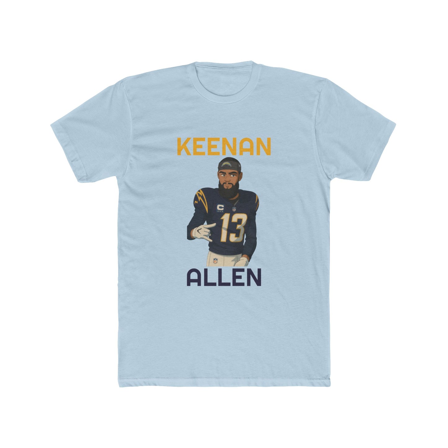 Anime Football 'Keenan Allen' Cotton Crew Tee