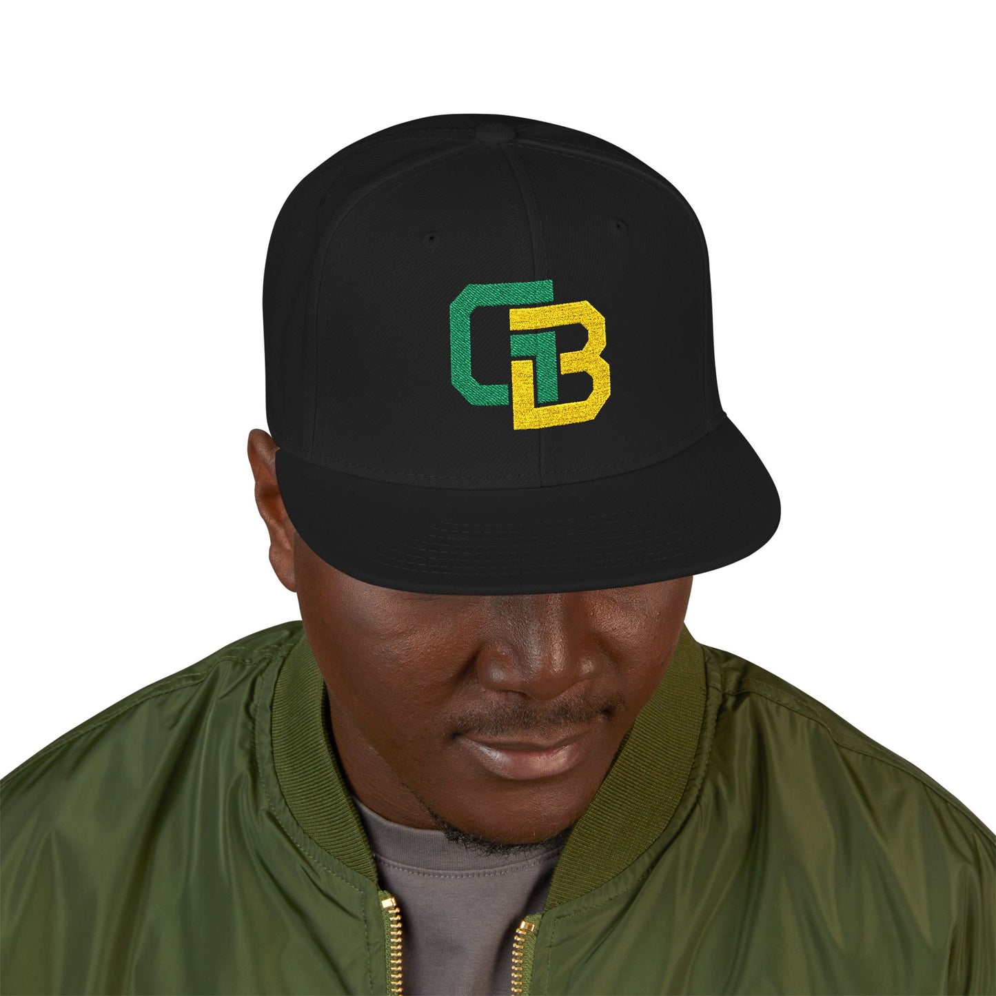 Loco Fits "NFL Green Bay Packers Letters GB Concept Logo" Snapback (Embroidery)