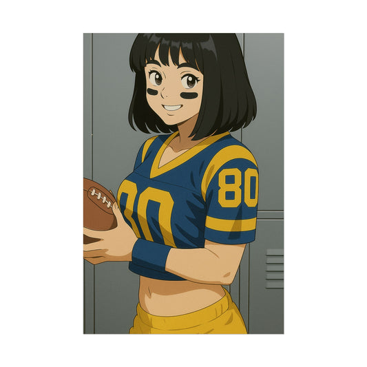 Loco Fits Anime Girls 'Rams Girl Locker Room' Poster