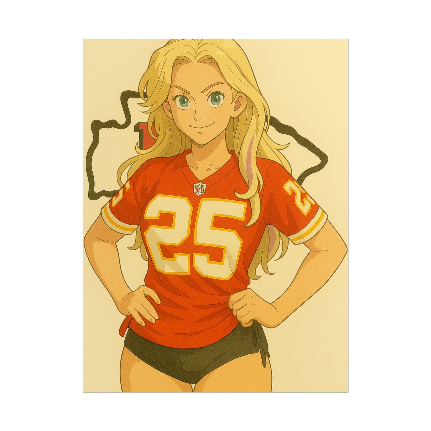 Loco Fits Anime Girls 'K City Girl 1' Poster