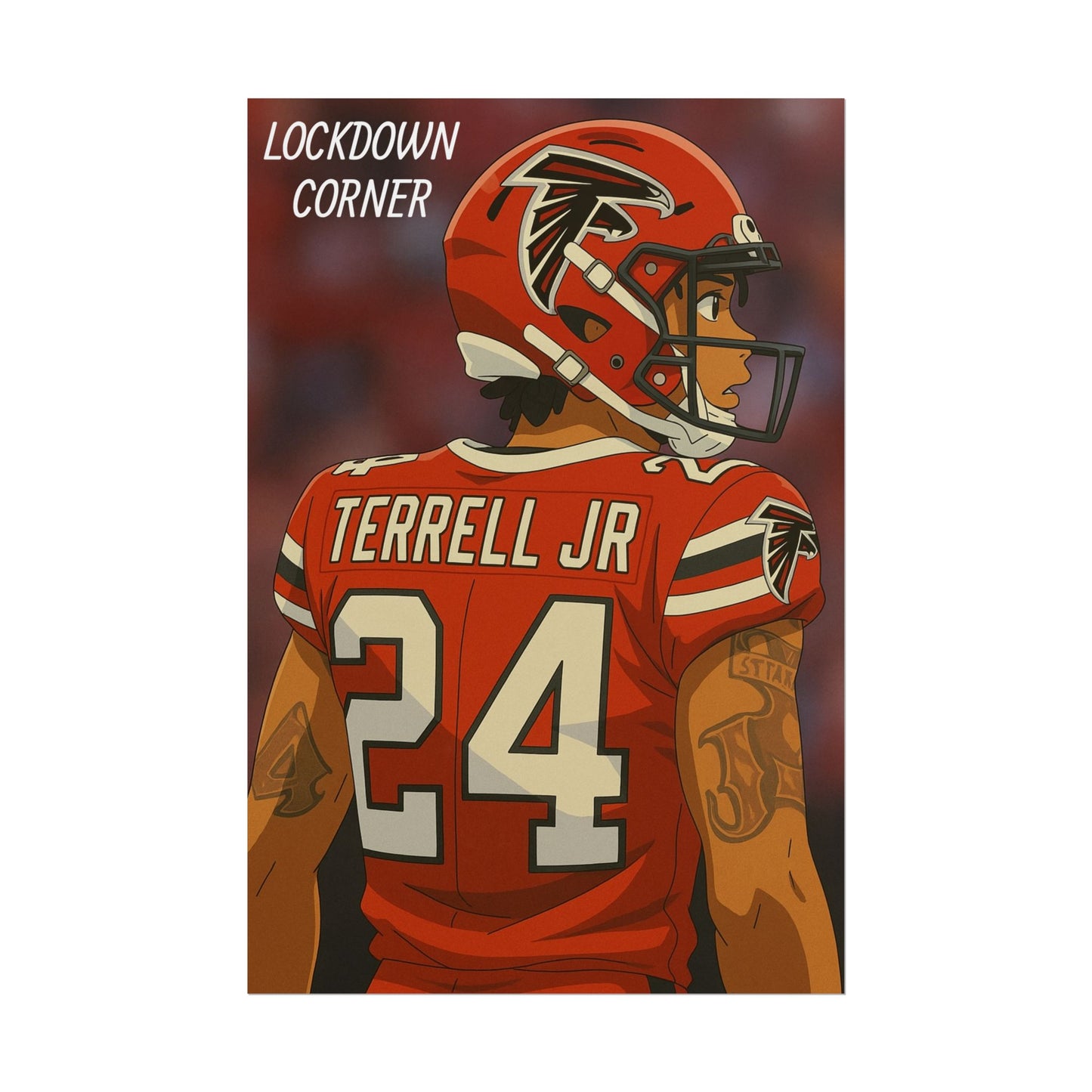 Loco Fits Anime Football 'Lockdown Corner' Poster