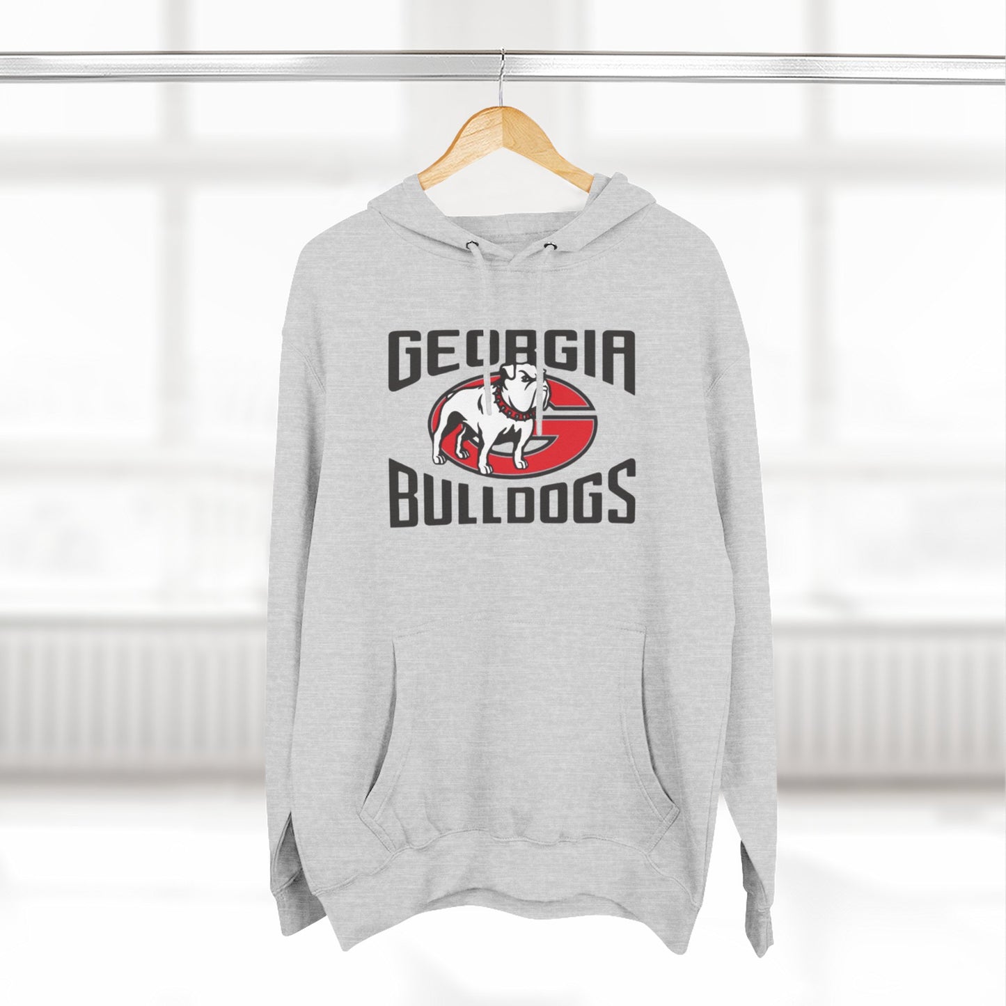 'Georgia Bulldogs Uga' Three-Panel Fleece Hoodie
