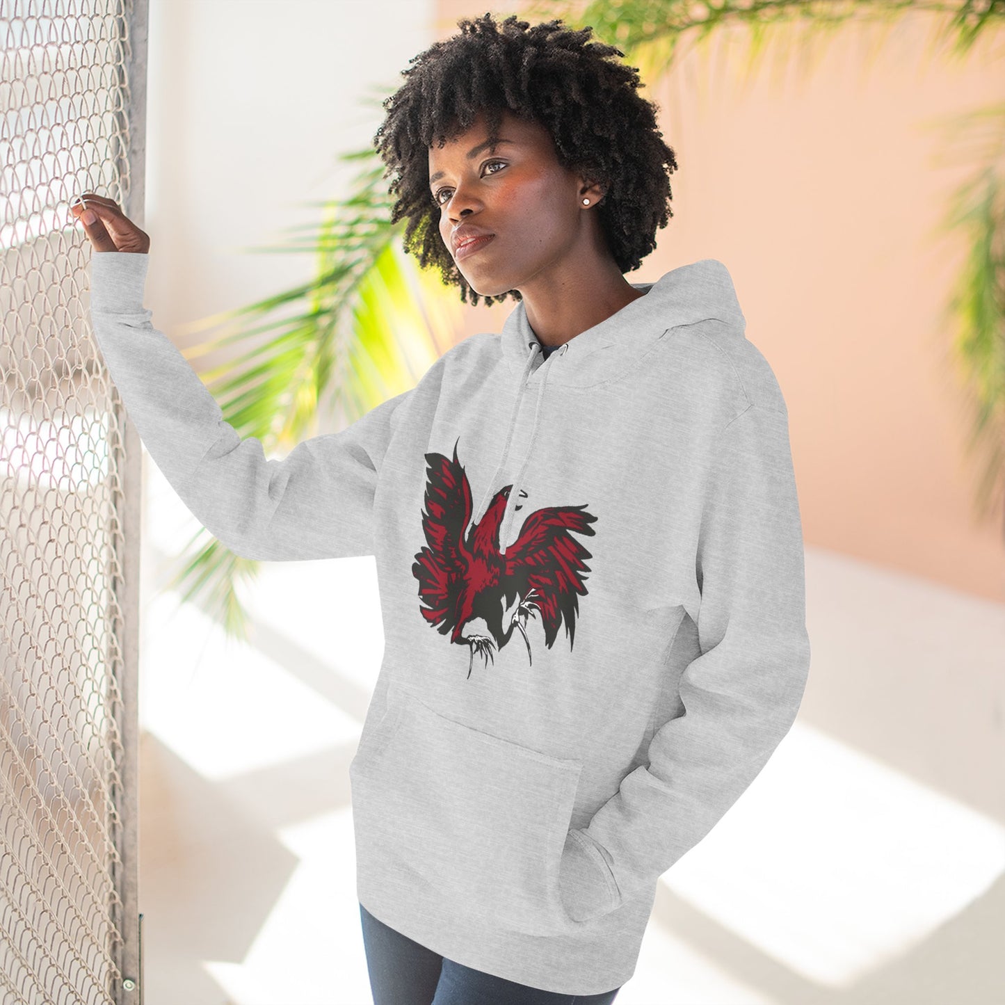 'SC Gamecock' Three-Panel Fleece Hoodie