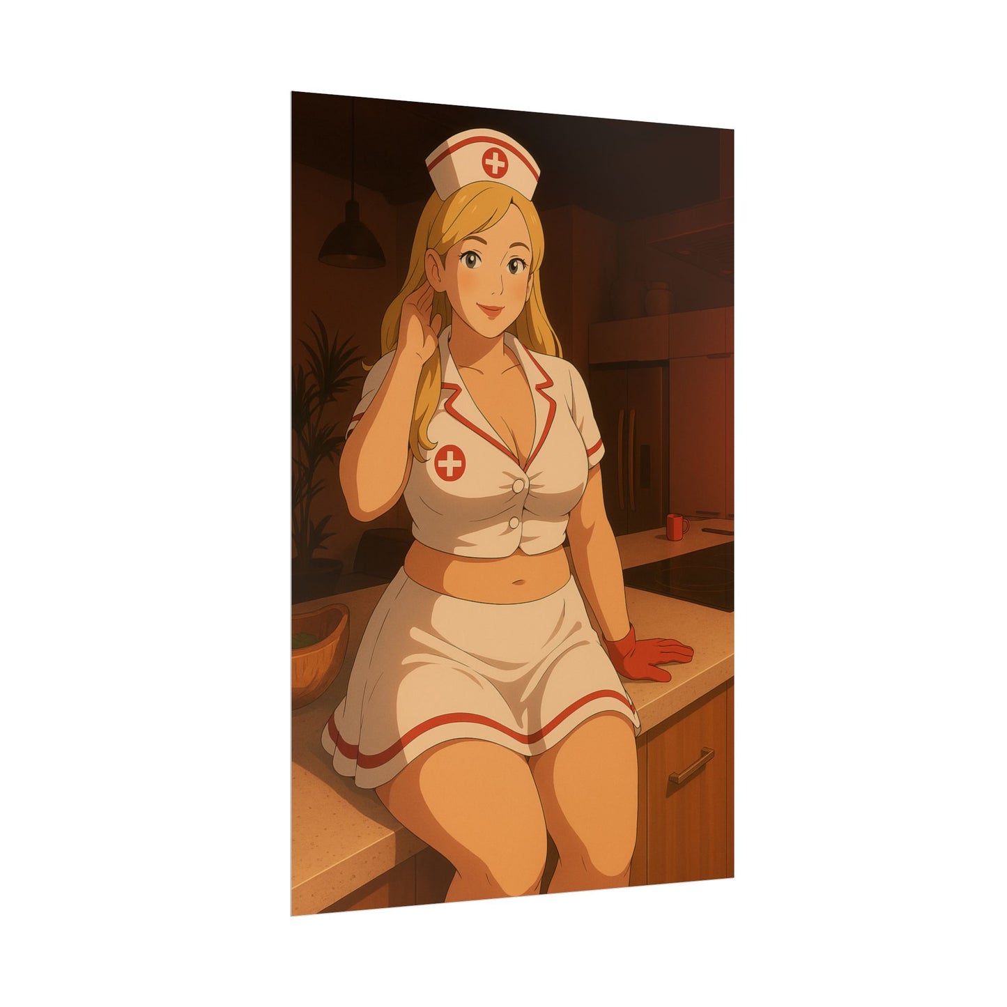 Loco Fits Anime Girls 'Hello Nurse' Poster