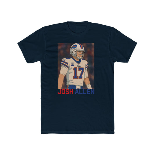 Anime Football 'Josh Allen' Cotton Crew Tee