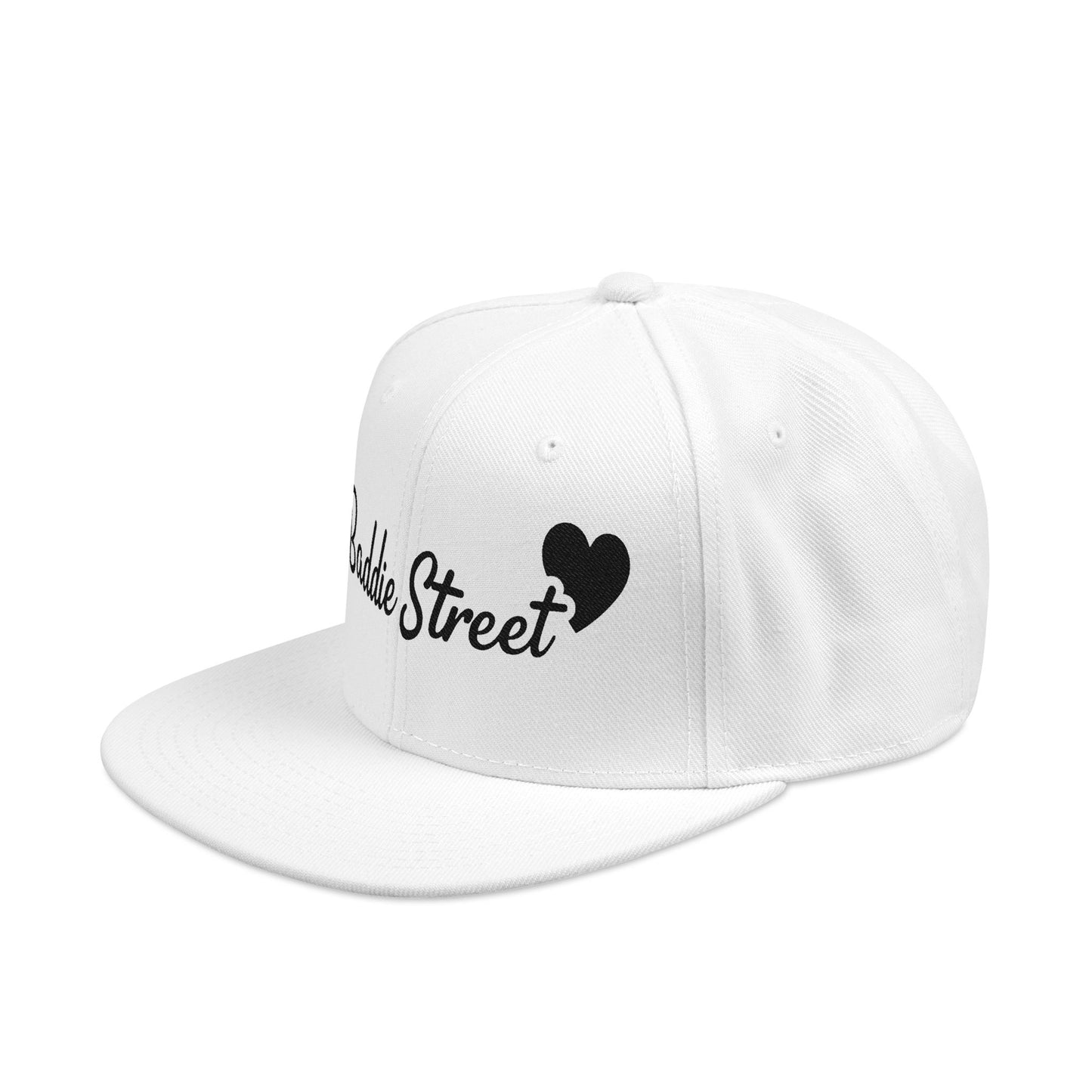 "Baddie Street" Script Heart V1 Snapback Hat
