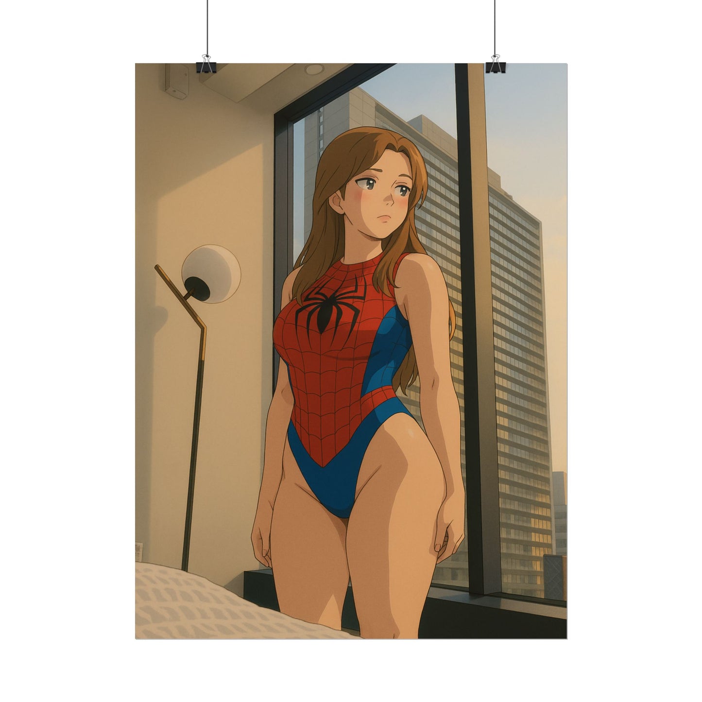 Loco Fits Anime Girls 'Cute Little Spider-Girl' Poster