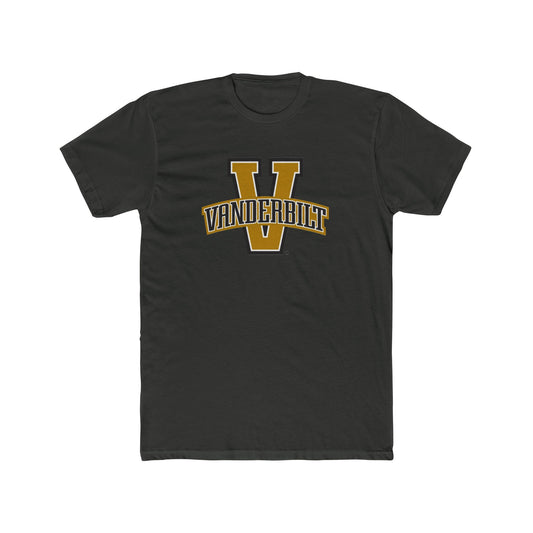 'Vanderbilt V' Pocket Logo Cotton Crew Tee