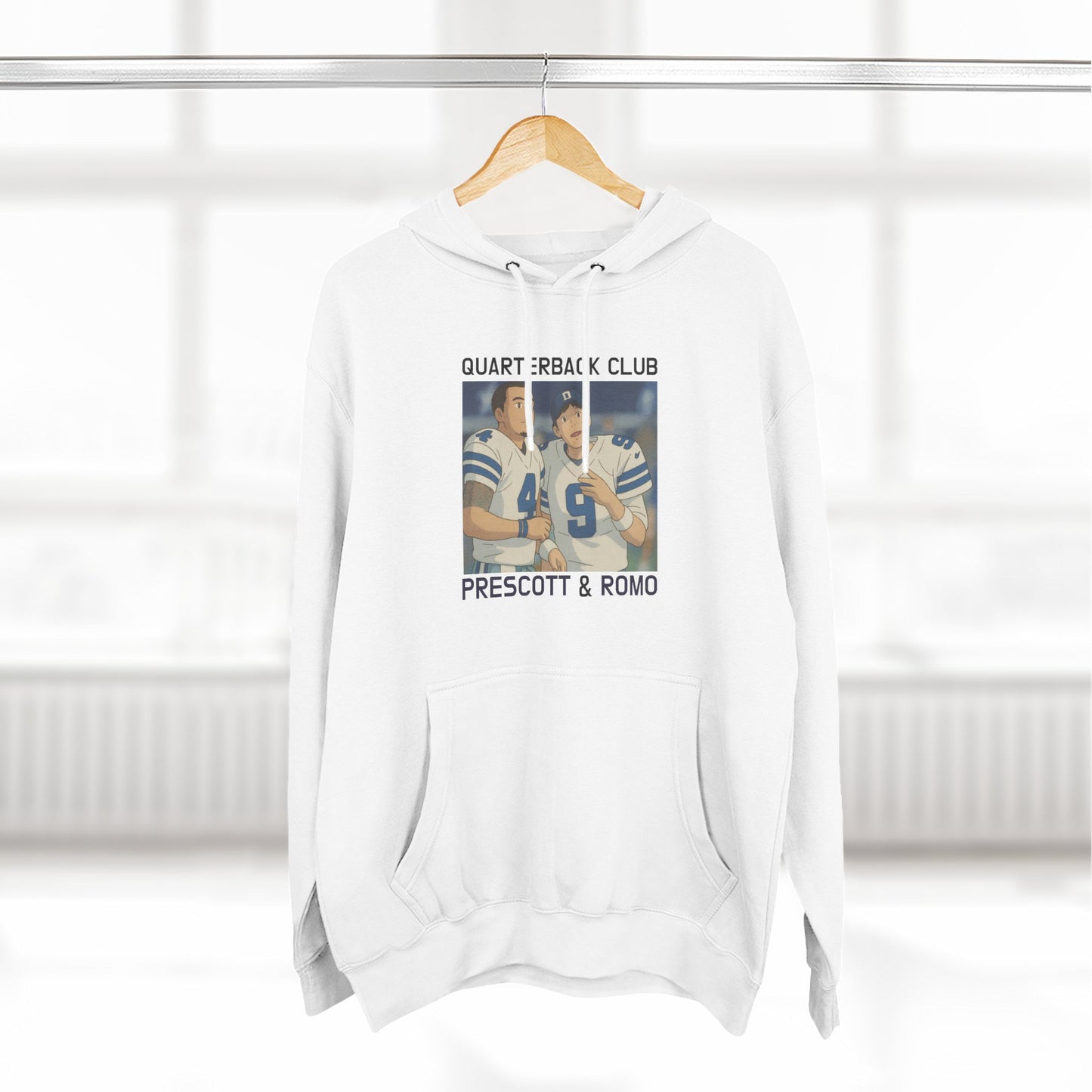 Anime Football 'Quarterback Club Prescott & Romo' Three-Panel Fleece Hoodie