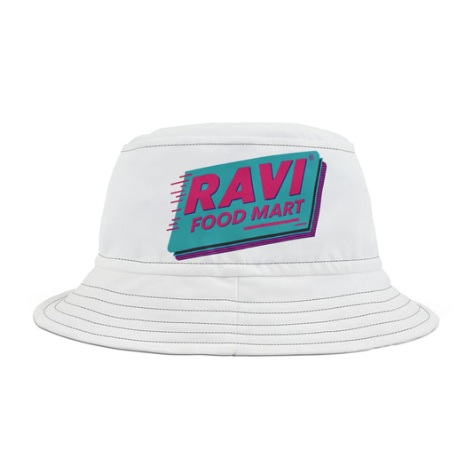 Ravi Food Mart White Bucket Hat