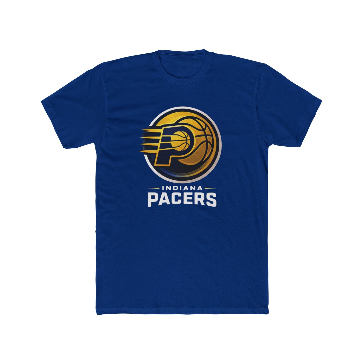 Loco Fits New "NBA Indiana Pacers Basketball Concept Logo" Cotton Crew Tee