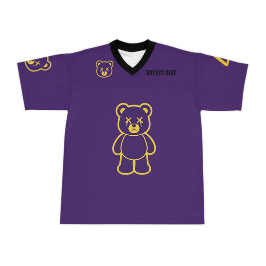 "Wicked Way" #4 Flowers Deady Bears Football Jersey