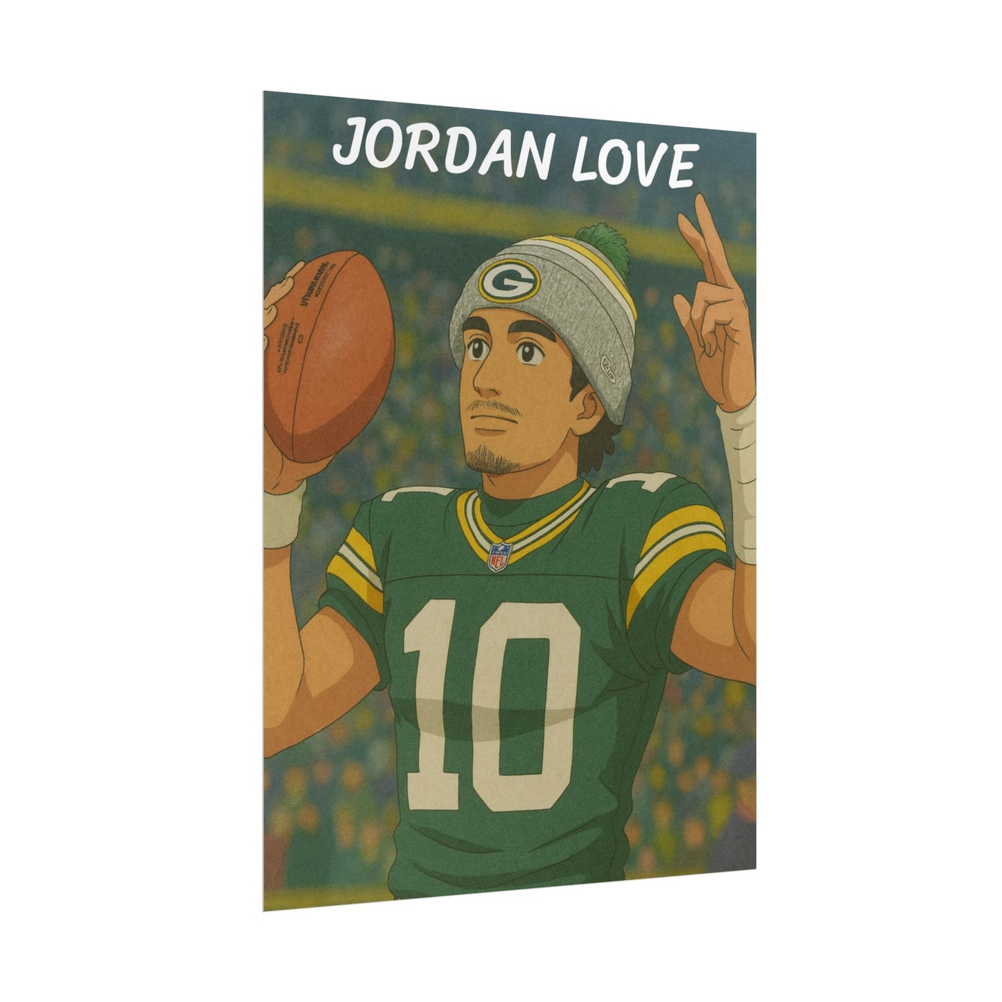 Loco Fits Anime Football 'Jordan Love' Poster V2