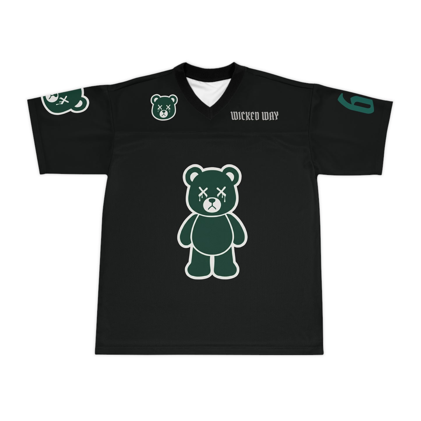 Copy of "Wicked Way" #11 Brown Deady Bears Football Jersey