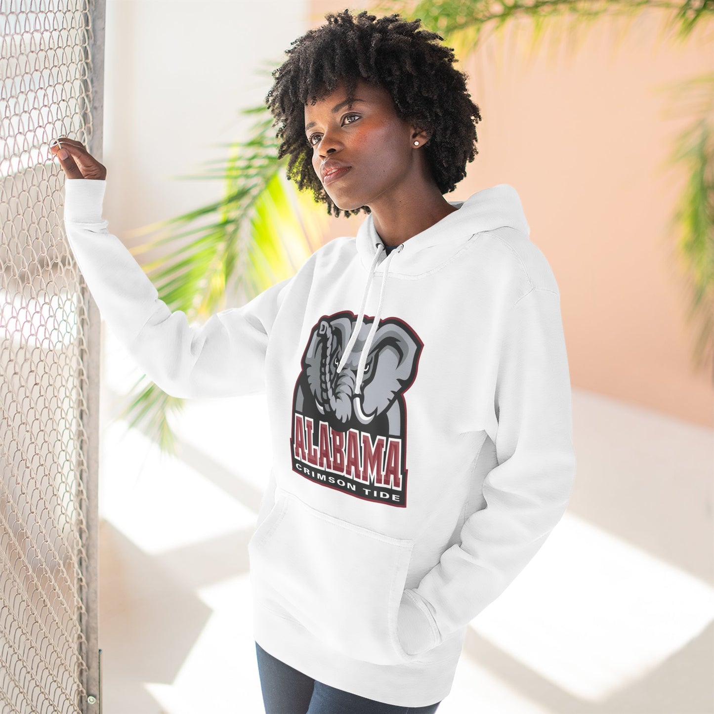 'Alabama Crimson Tide Big Al' Three-Panel Fleece Hoodie