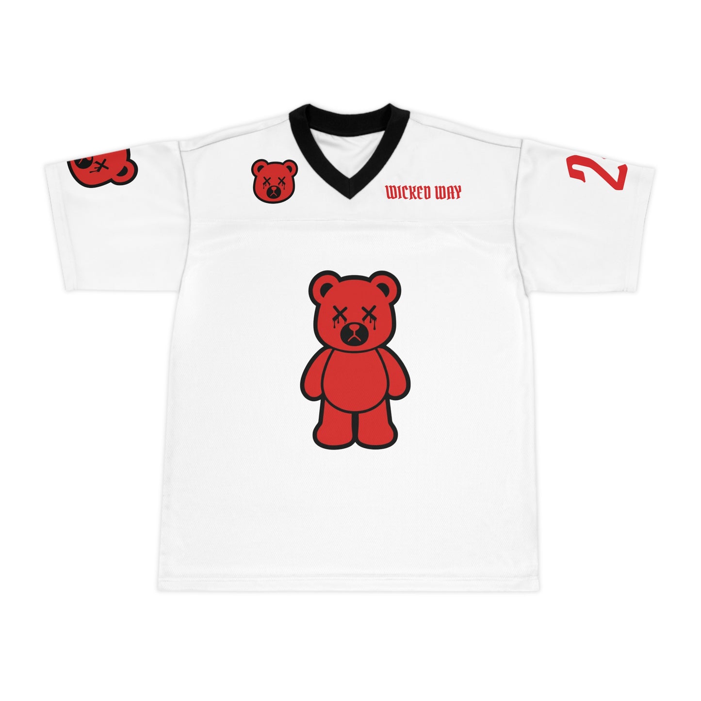 "Wicked Way" #24 Terrell Jr. Deady Bears Football Jersey