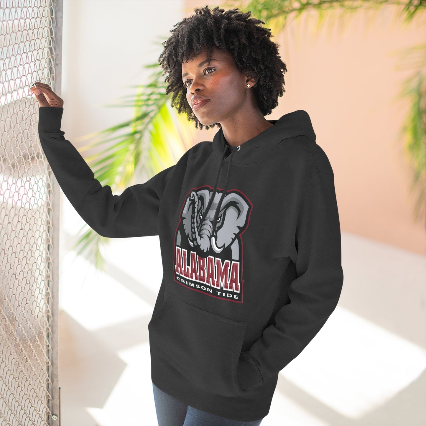 'Alabama Crimson Tide Big Al' Three-Panel Fleece Hoodie