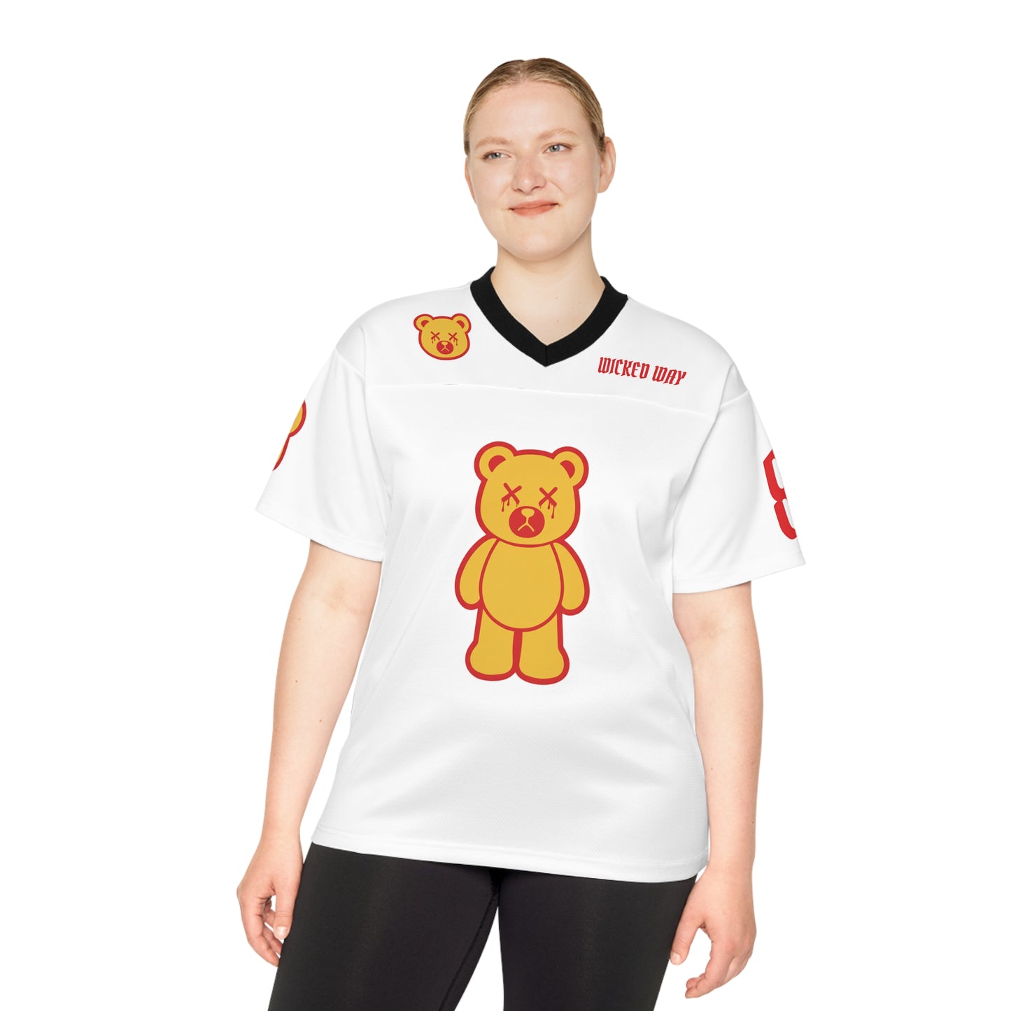 "Wicked Way" #87 Kelce Deady Bears Football Jersey