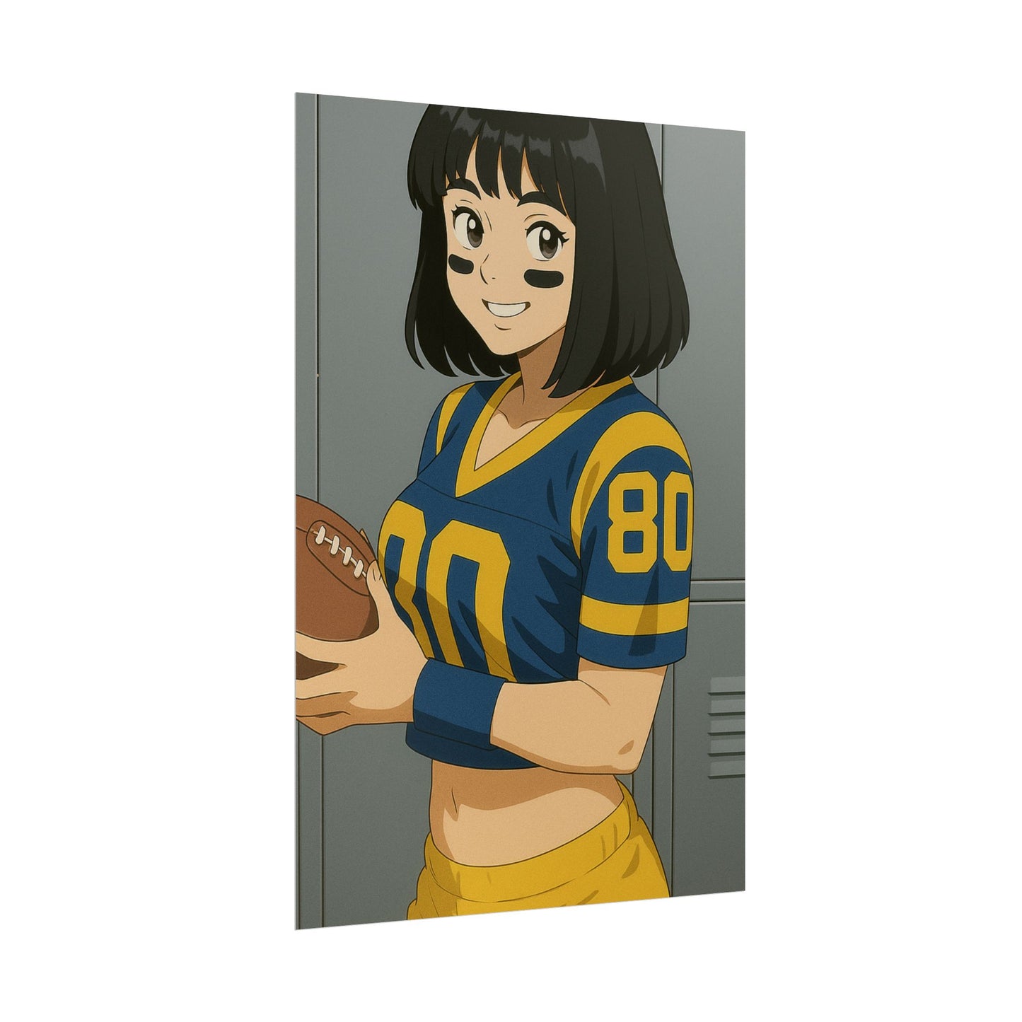 Loco Fits Anime Girls 'Rams Girl Locker Room' Poster
